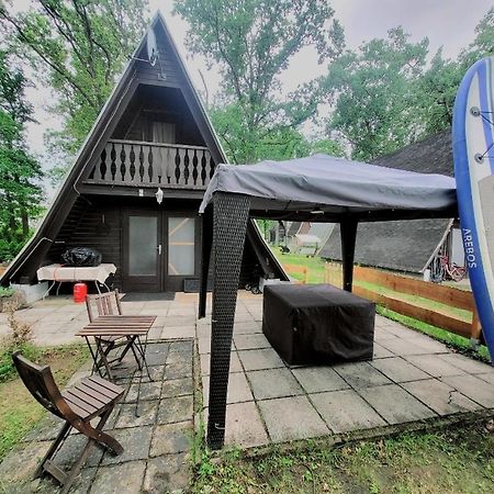 Finnhuette Strandbad Adria Dessau-Rosslau Bagian luar foto